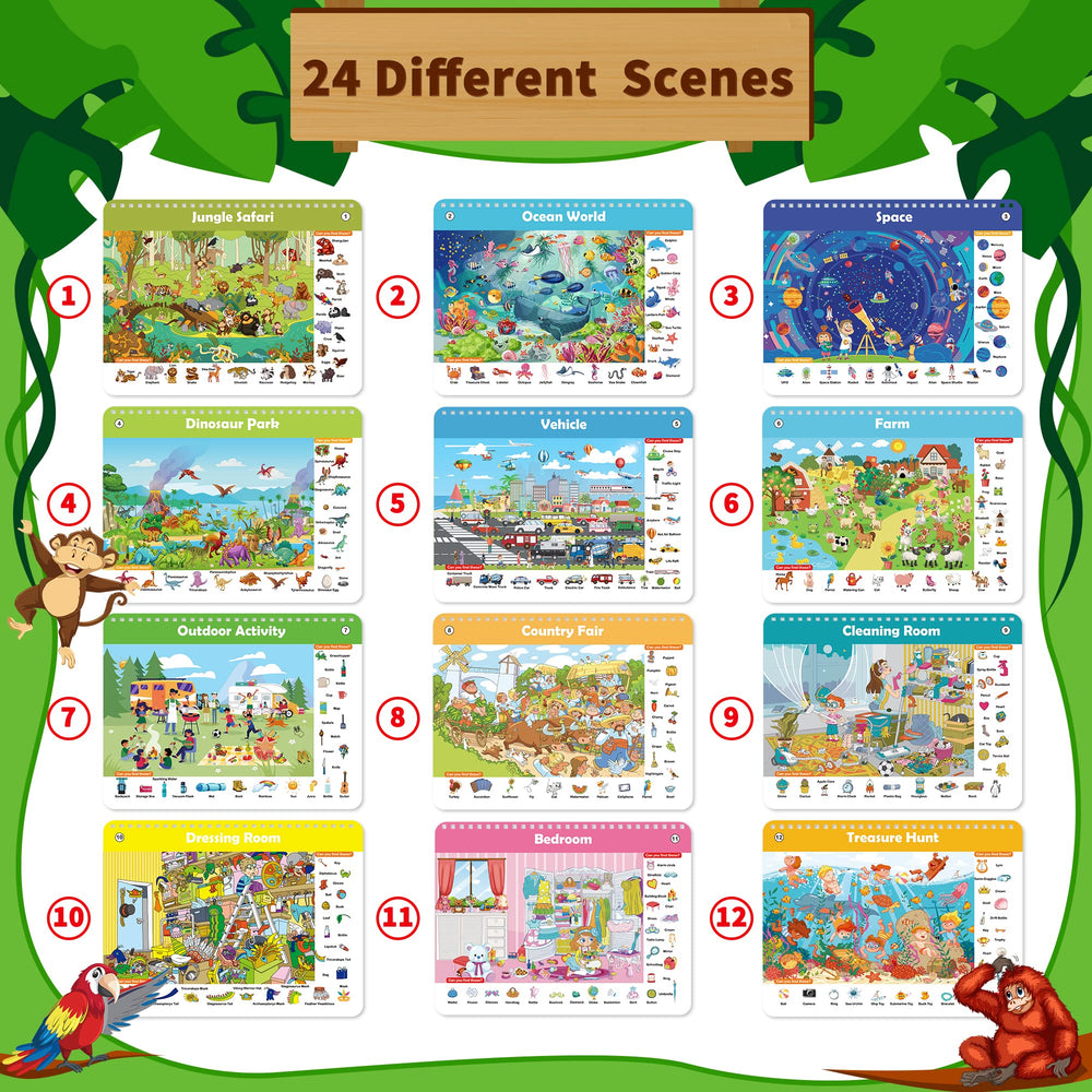 Elfew vehicle-themed scene cards boost vocabulary while exploring transport