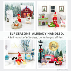 Elfin Around Editable templates - customize arrival and departure notes.