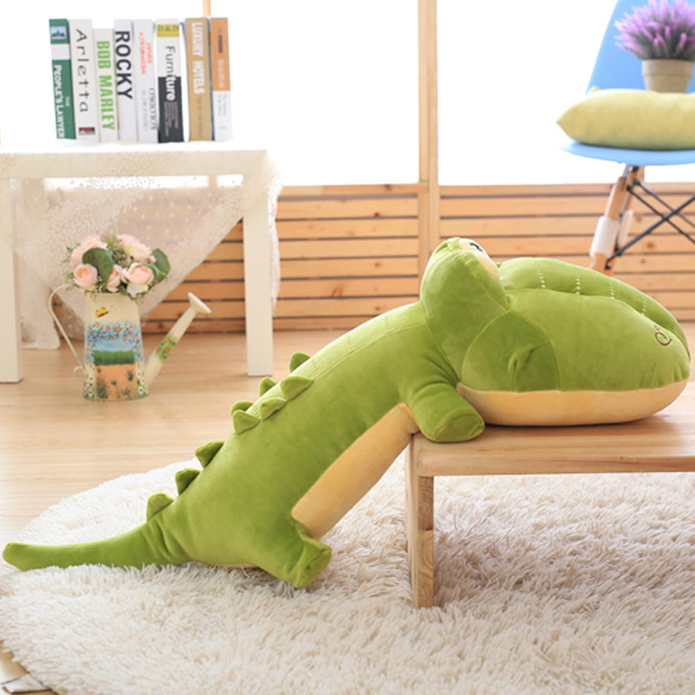 Elfishgo plush crocodile encourages imaginative play and storytelling adventures.