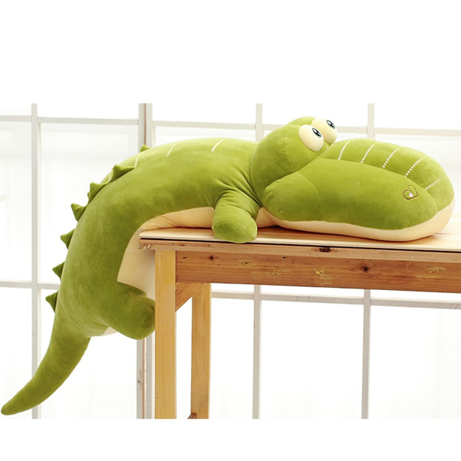 Elfishgo soft plush crocodile fabric delivers silky touch and lasting comfort.