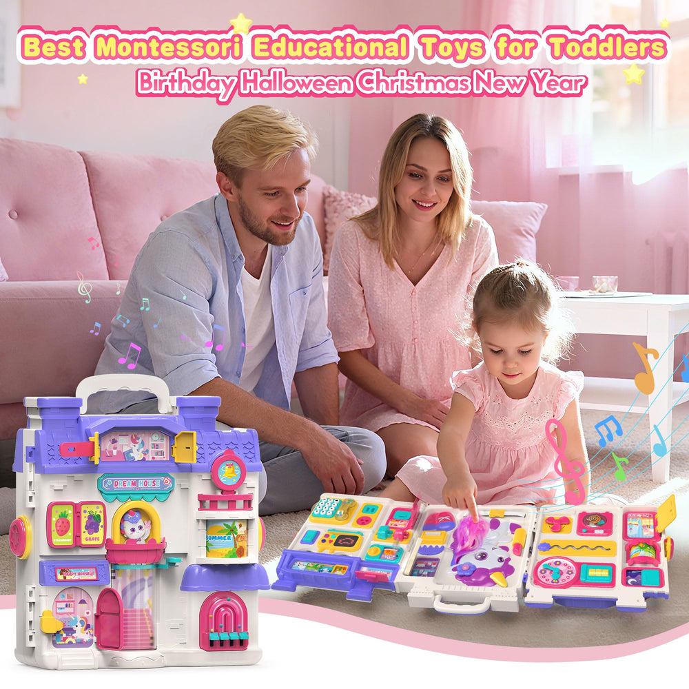 ELFJOY Busy Board gift-ready packaging for birthdays or holidays