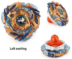 Elfnico Bey hand-eye coordination benefits from spinning top play.