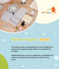 Elftopia ball pit not included note allows flexible ball choices