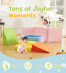 Elftopia multicolored foam playset invites tactile exploration and creativity.