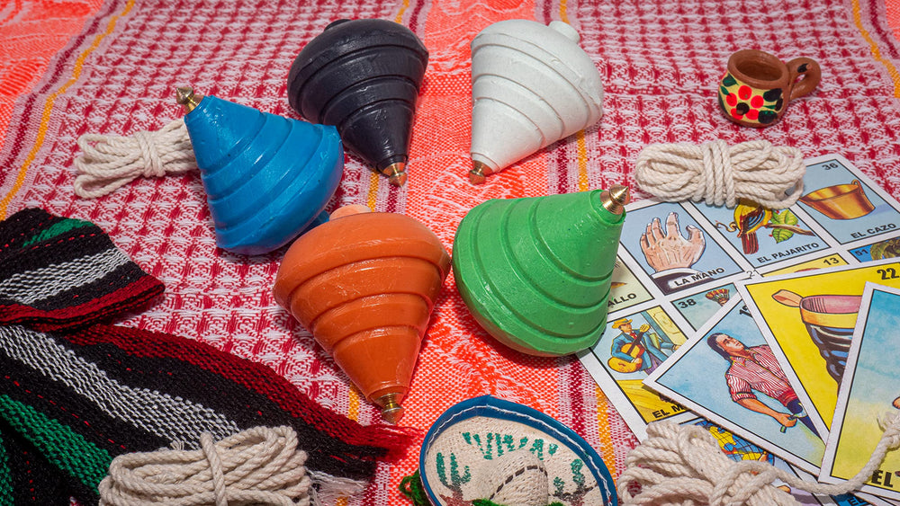 ELIASM Authentic Trompos de Mexico toy for cultural play and outdoor gatherings.