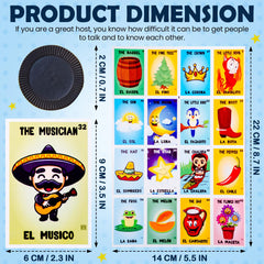 ELIASM Loteria boards for 10 players encourage inclusive family play.