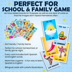 ELIASM Loteria family game boosts social time and laughter.