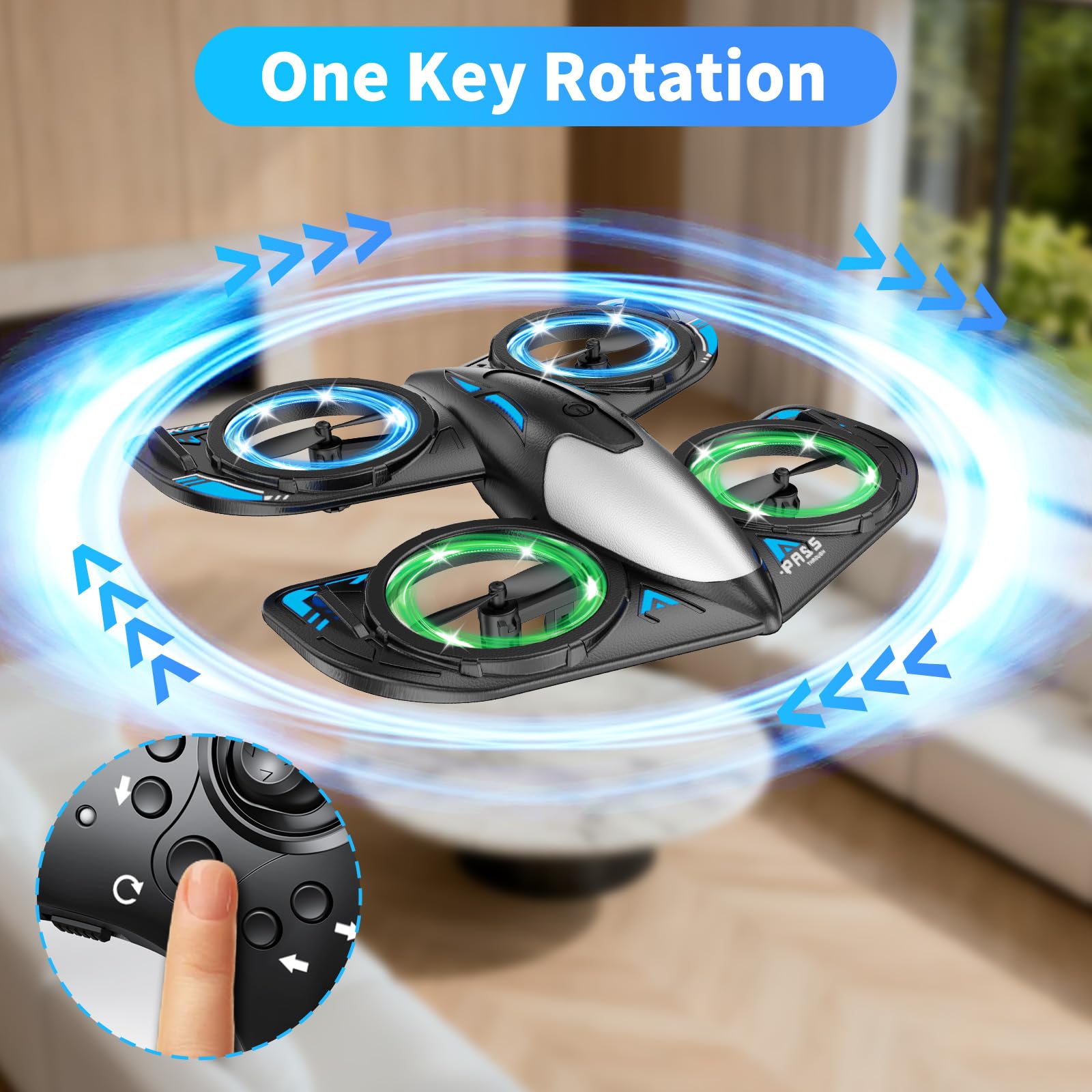 Elinoover durable foam drone with protective frame for family safety.