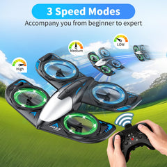 Elinoover RC drone ready to fly with one-button takeoff for beginners.