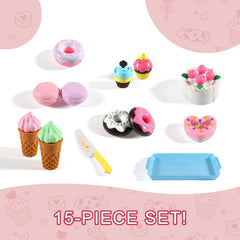 Elitoky Play Desserts custard tart enhances color recognition during pretend meals