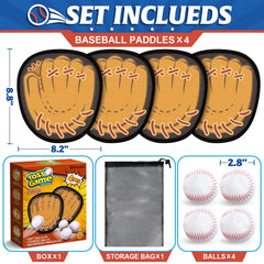 Ellinjan storage bag keeps paddles and balls organized for trips.