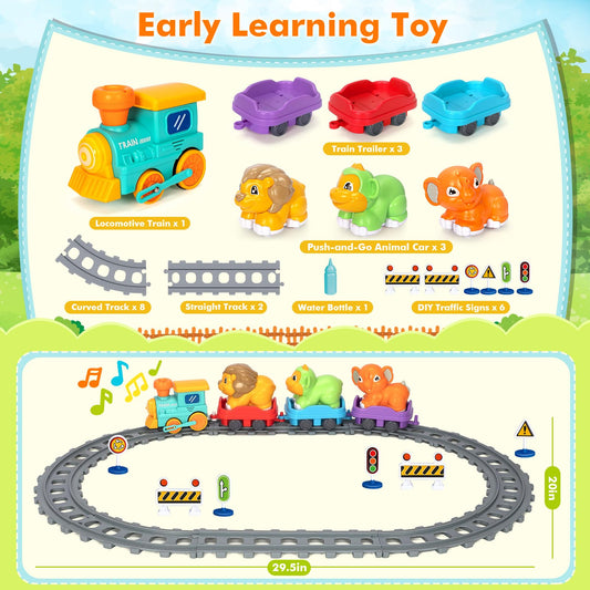 Ellinjan animal trailer cars spark imaginative storytelling