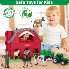 Ellinjan farmer figure with shovel fosters nurturing play scenarios