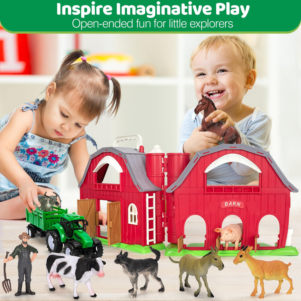 Ellinjan horse figure enables imaginative farming scenarios and motor skill use