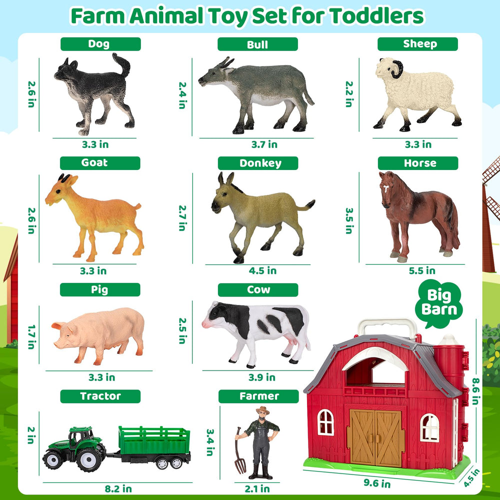 Ellinjan pig figure supports storytelling and animal recognition