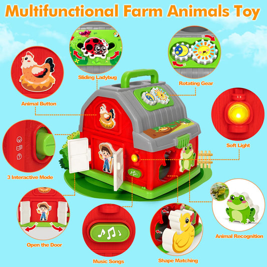 Ellinjan farmer figure supports pretend play and storytelling skills.