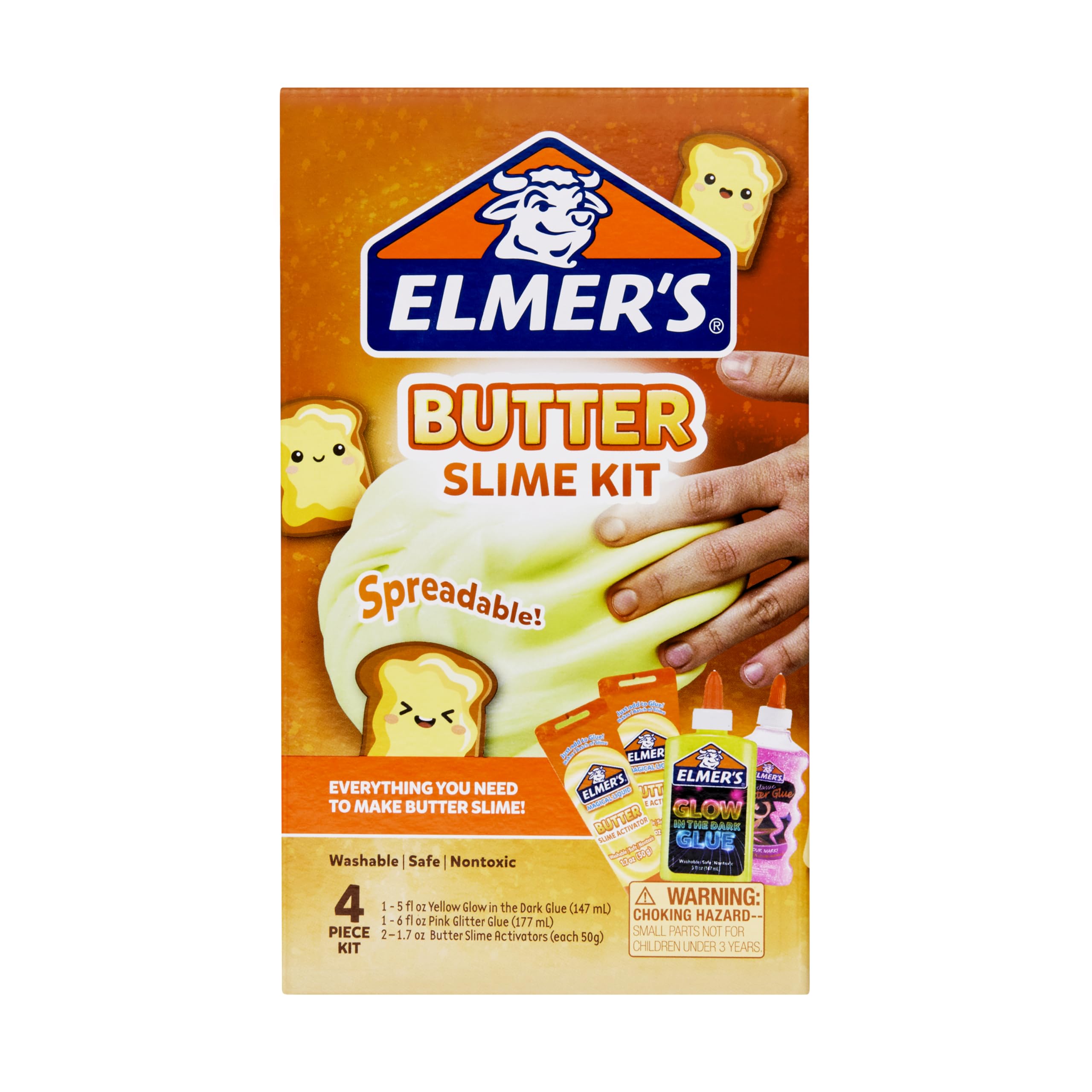 Elmer's Liquid Glue is washable and non-toxic for safe crafting
