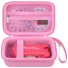 Elonbo carrying case for Blinger Dazzling Starter Kit keeps the set organized for on the go glam.