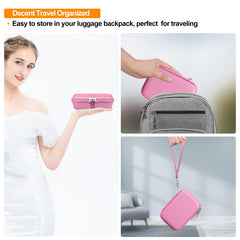 Double zipper offers quick access to gems and accessories in the Elonbo case.