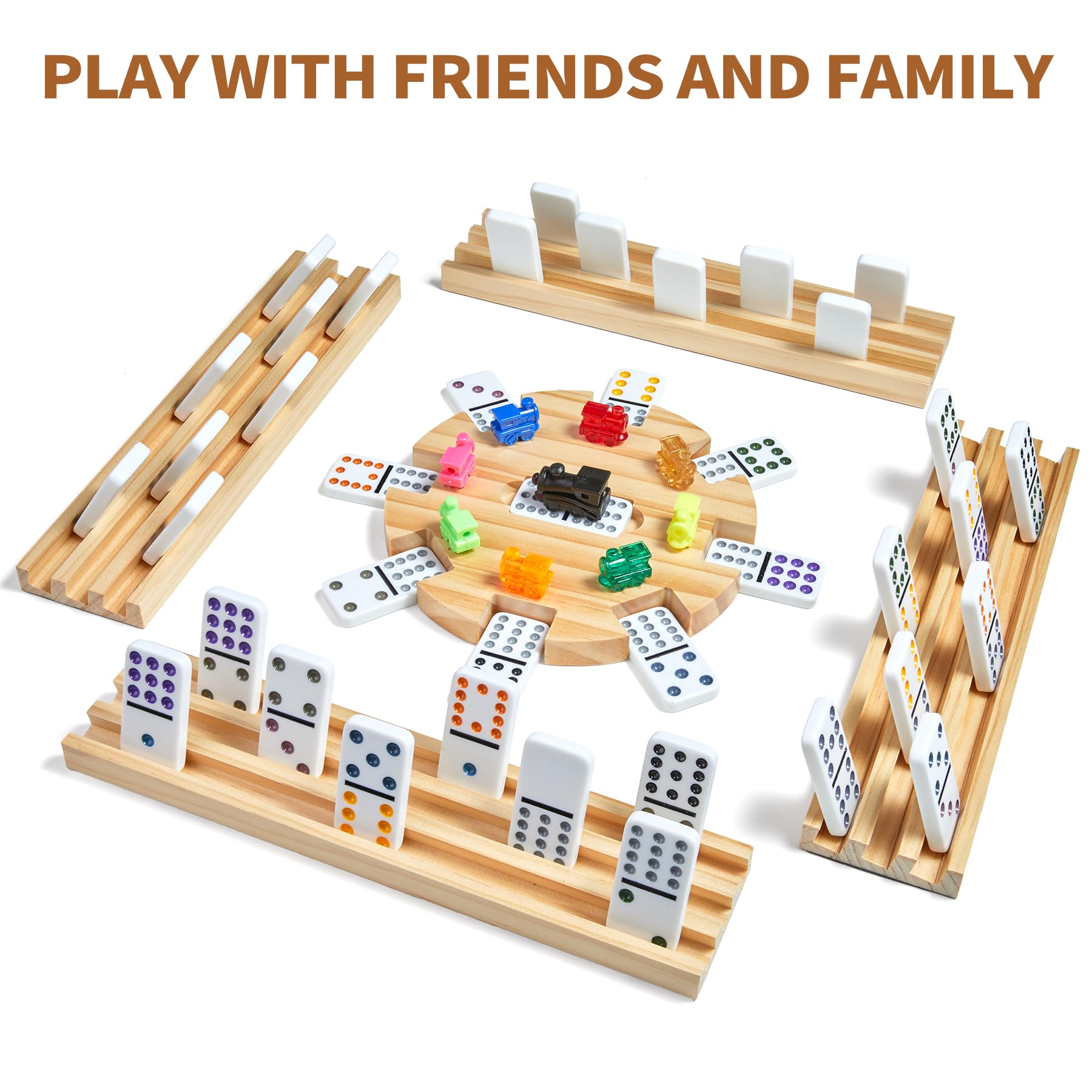 ELONGDI colorful trains enhance visual appeal during Mexican Train
