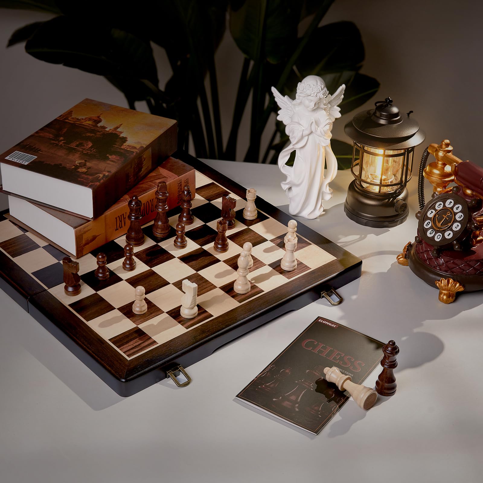 ELONGDI 15.4-inch unfolded board offers comfortable play space.