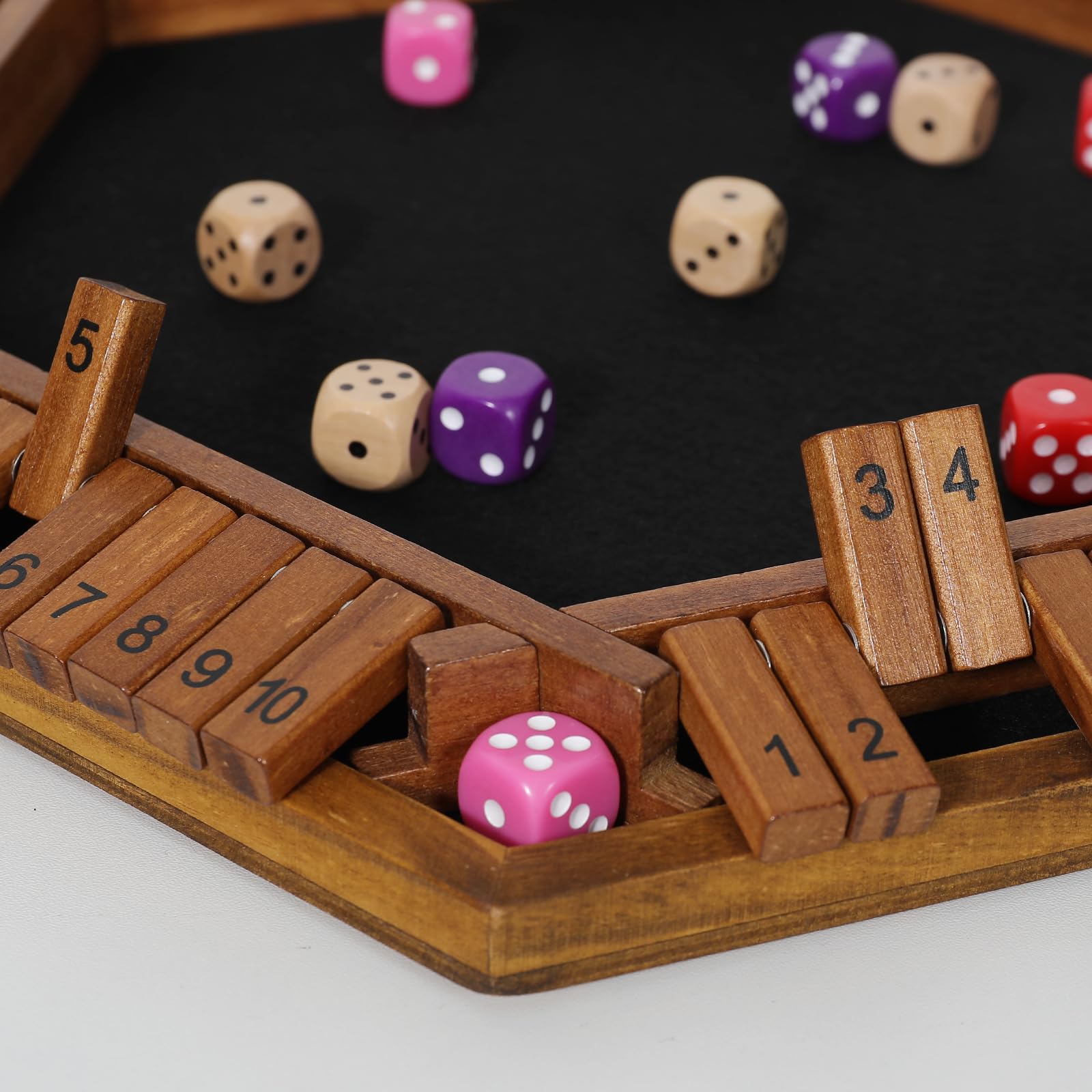 ELONGDI dice storage cloth bag keeps components organized and portable.