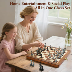 ELONGDI family-friendly chess game for kids and adults alike.