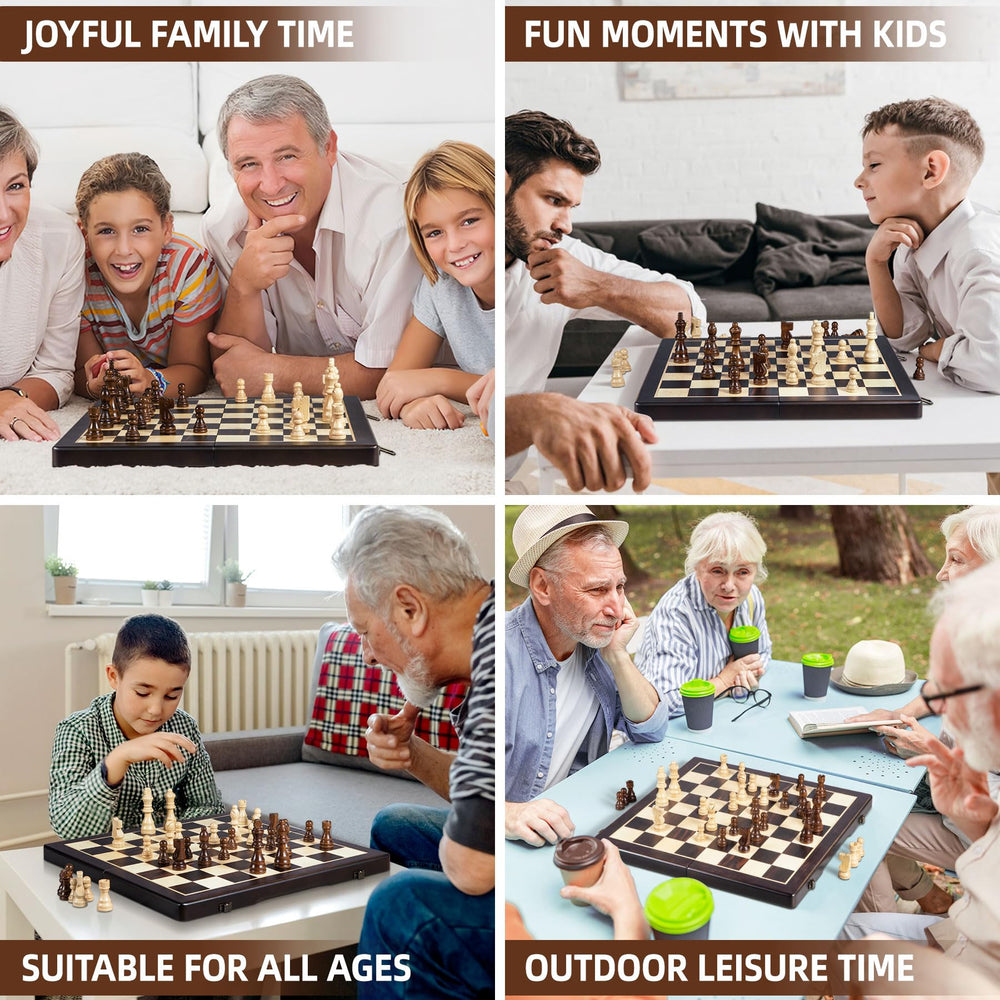 ELONGDI classic wooden design ideal for family game nights.