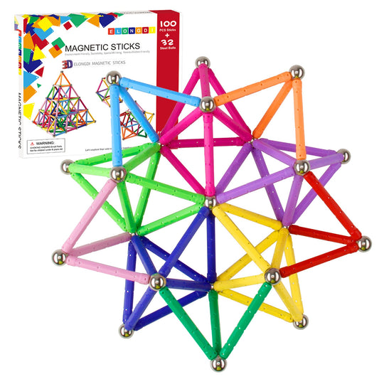 ELONGDI lengthen building sticks set displayed ready for modular STEM projects.