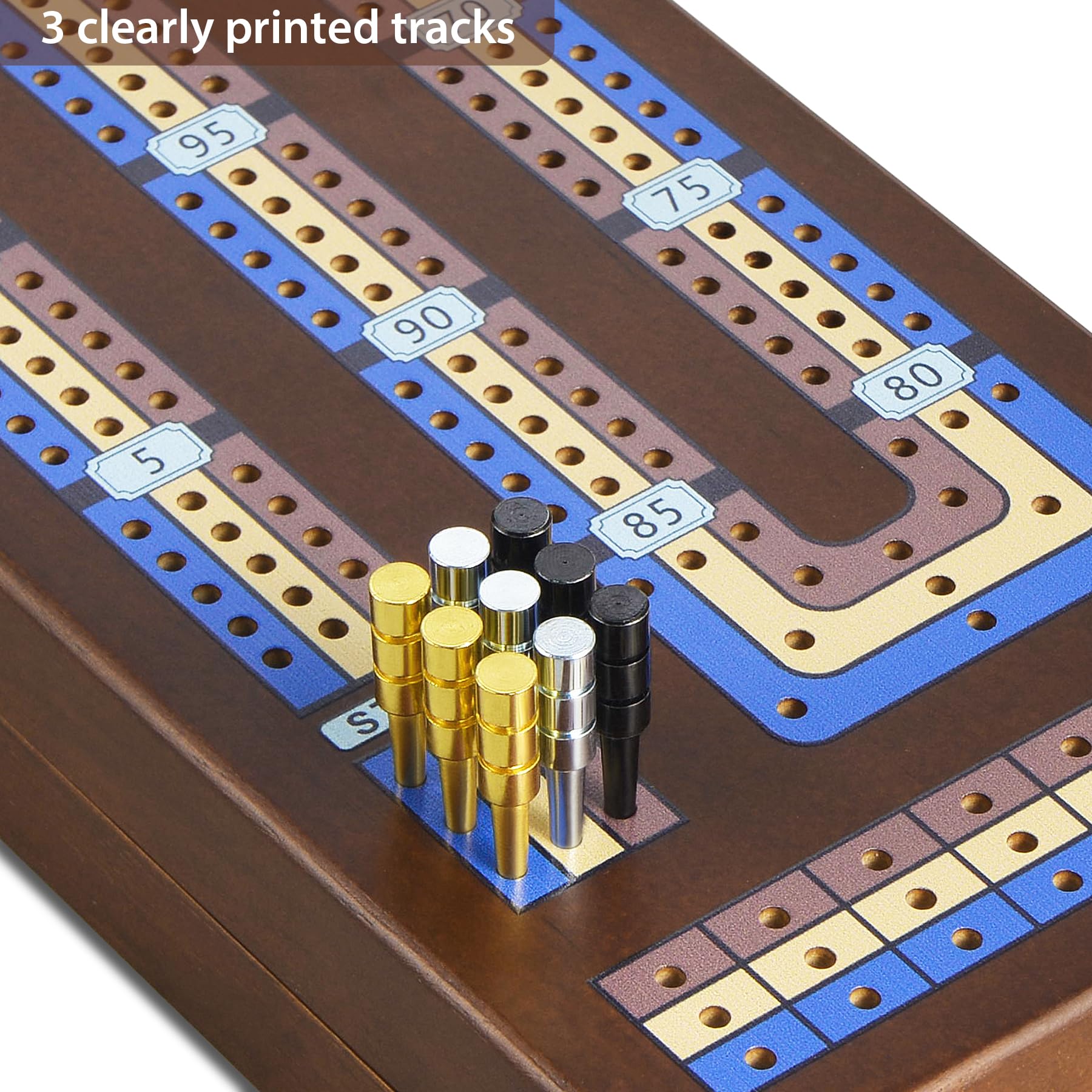 ELONGDI set includes nine metal pegs for durable pegging.