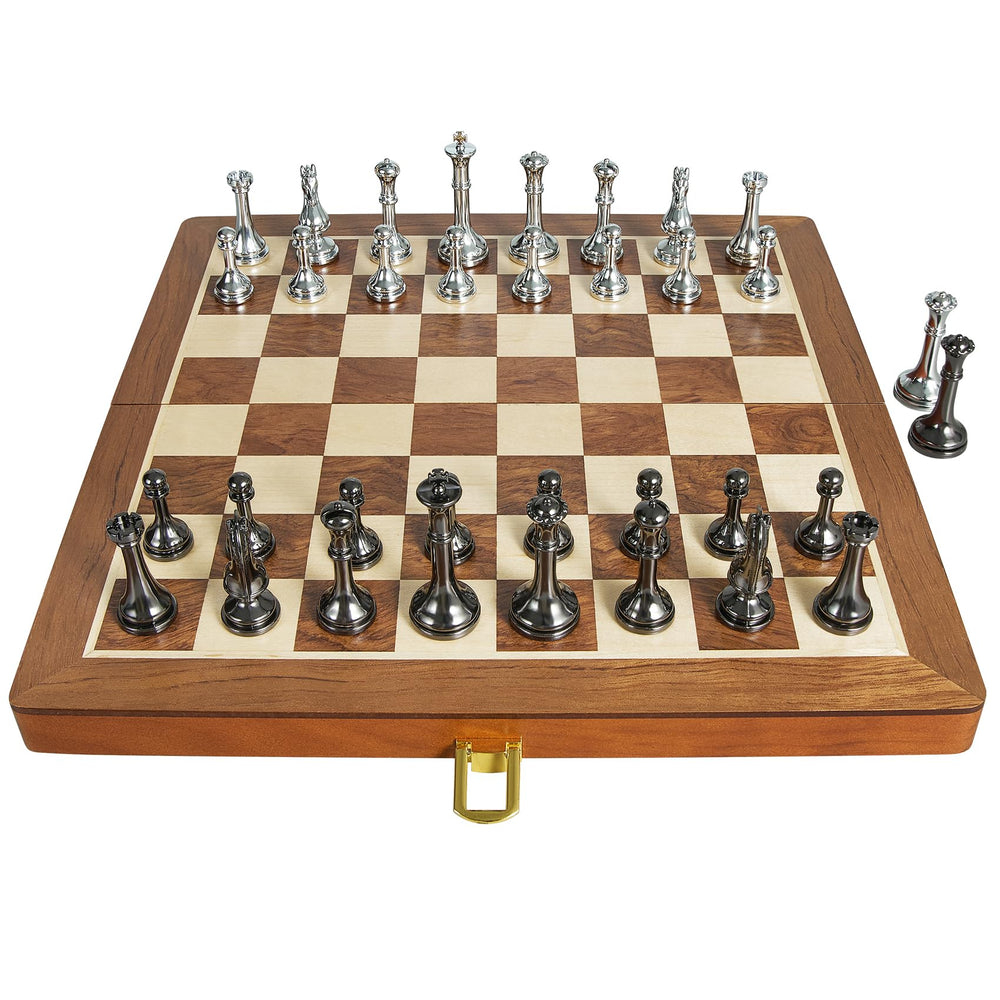 ELONGDI portable chess kit perfect for beginners and on-the-go play.