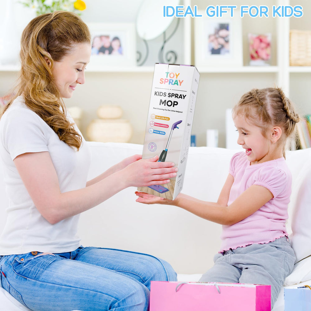 Eloslos assembled kids spray mop ready for imaginative cleaning