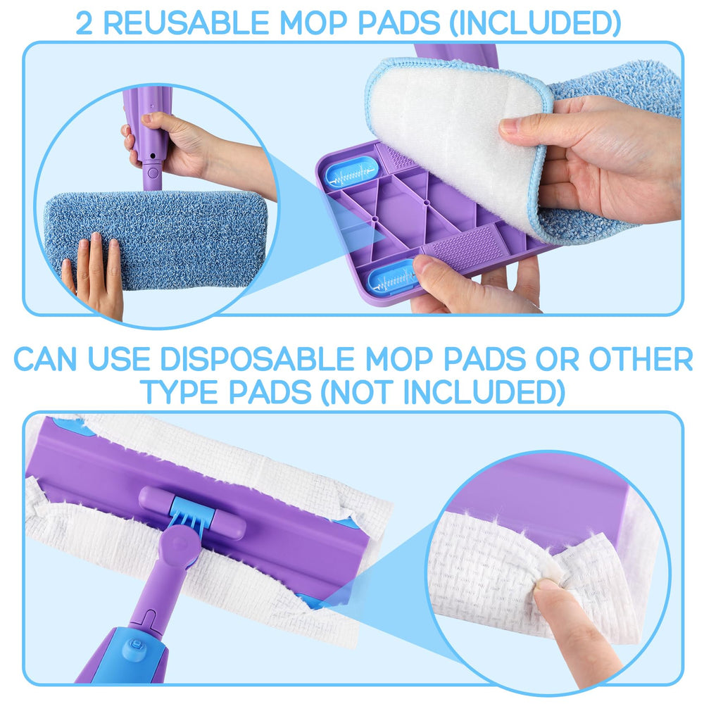 Eloslos mop scraper assisting quick debris removal in pretend play