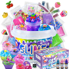 Elover Premade slime jars for quick play and storage