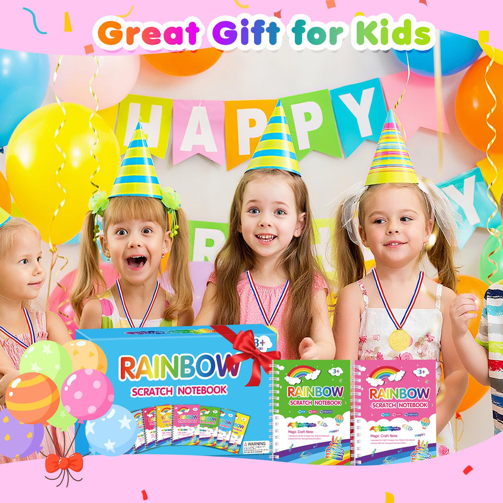 Elover rainbow scratch art designs spark imagination during play