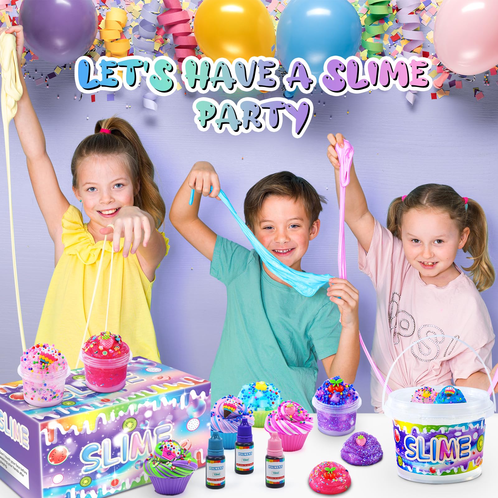 Elover Slime add-ins mix for varied textures like glitter and butter slime