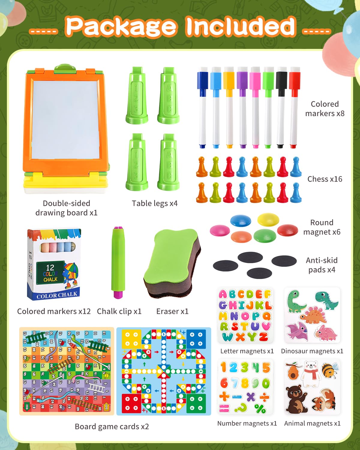 Elovien easel storage compartment keeps accessories organized