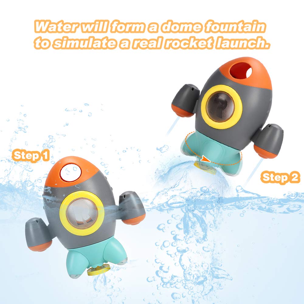Elovien safe ABS plastic bath toy offers a BPA-free, smooth-edge experience.