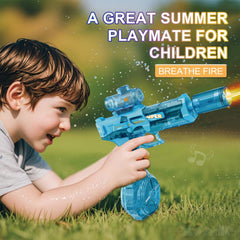 ELPSCGROO water gun large-tank design reduces refills during long play.