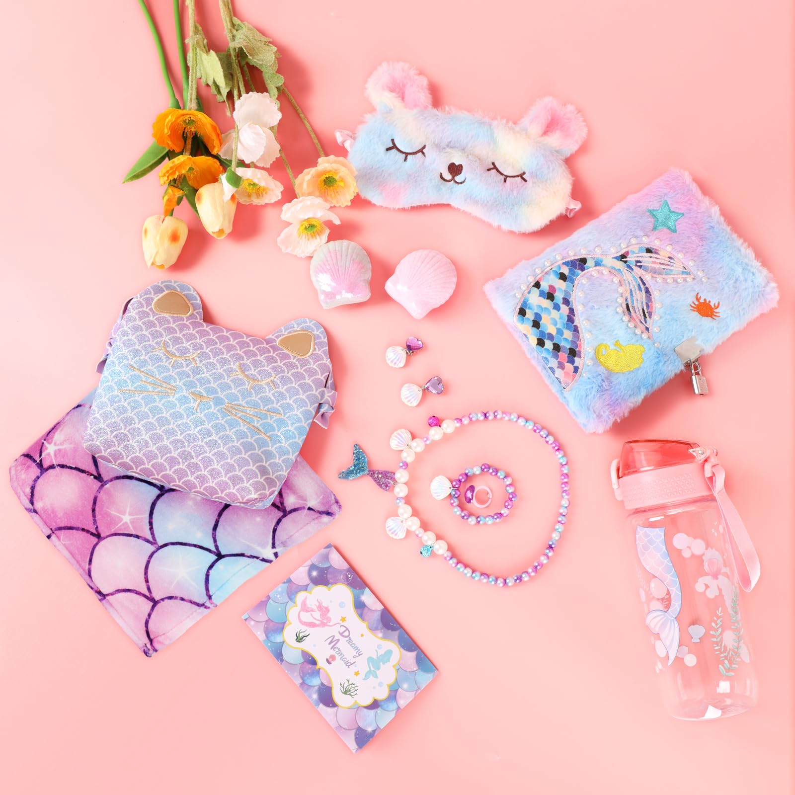 ELSEULAR mermaid eye mask for restful sleep and slumber parties