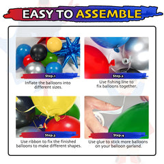 ELTNEGSA foil-balloons-22inch-royal-blue provide striking focal points for parties.