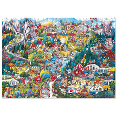 ELX Animal Paradise 500pc puzzle box front; vibrant artwork for display and relaxation