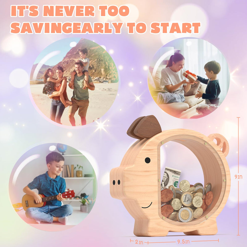 ELX piggy bank durable and safe for everyday use