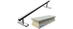 EMA Ramps professional rail solid steel for durable fingerboard tricks.