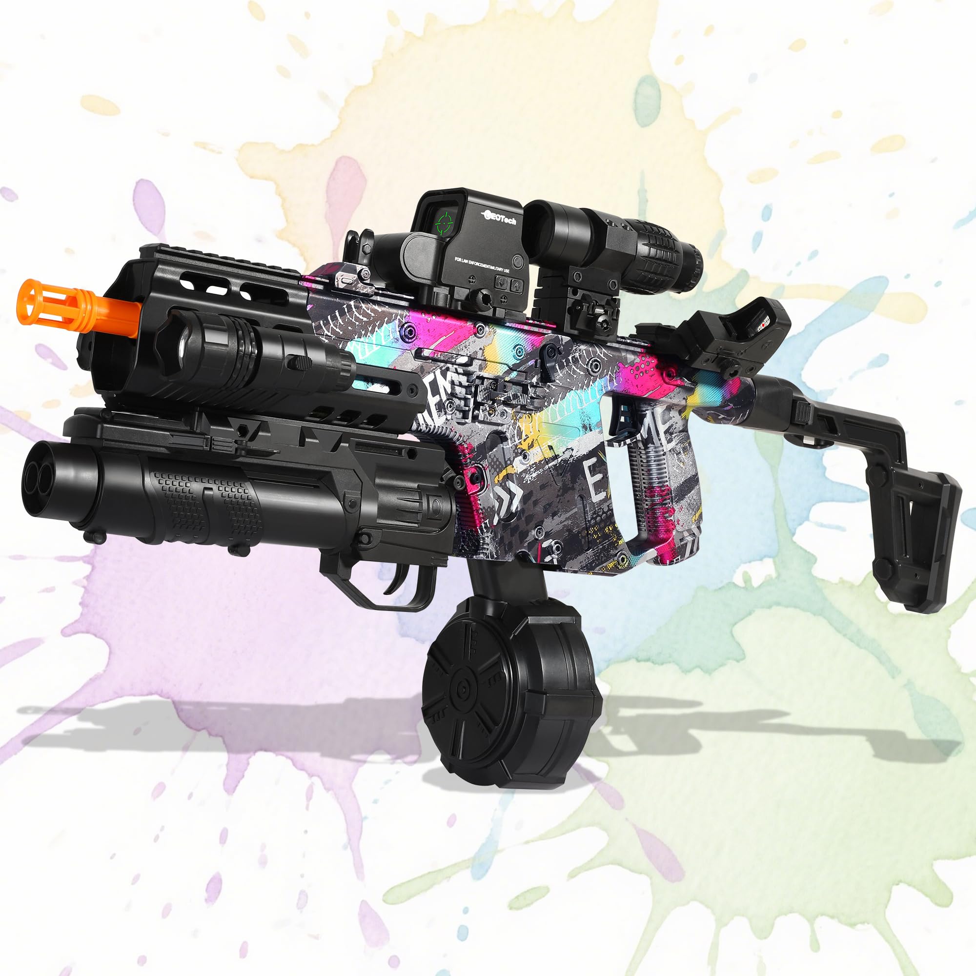 EMERBU Gel Splat Blaster VECTOR exterior for dynamic graffiti play and easy handling.
