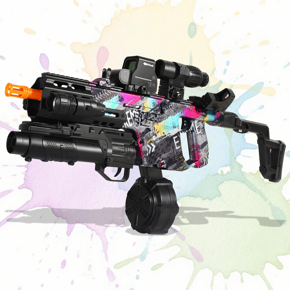 EMERBU Gel Splat Blaster VECTOR exterior for dynamic graffiti play and easy handling.