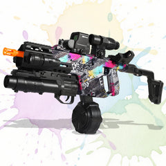 EMERBU Gel Splat Blaster VECTOR exterior for dynamic graffiti play and easy handling.
