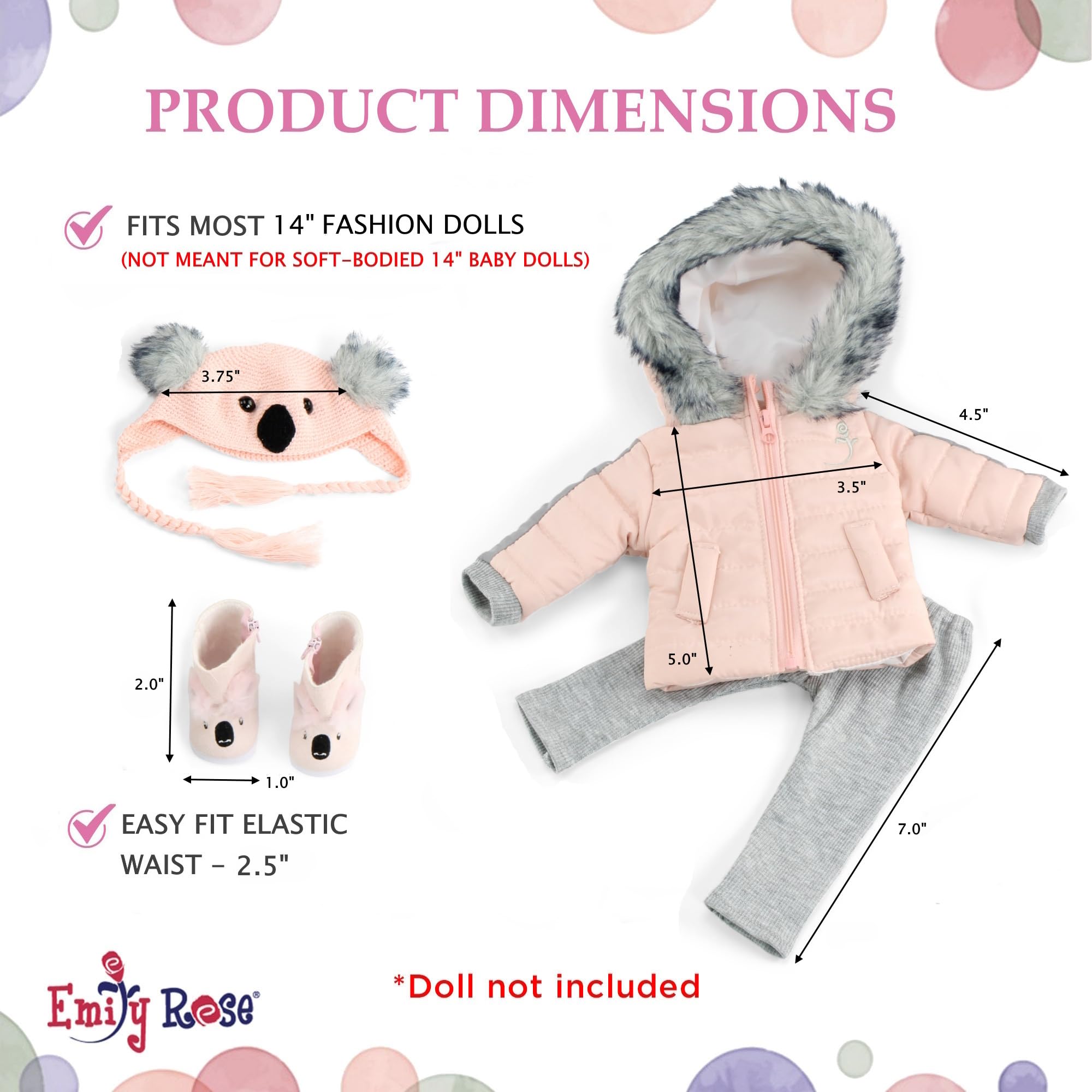 Emily Rose koala boots with soft lining and easy closures