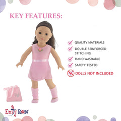 Emily Rose 18-inch doll flower hair tie adds cute finishing touch