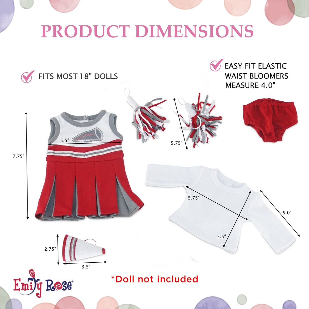 Emily Rose fluffy pom-poms for lively cheer routines